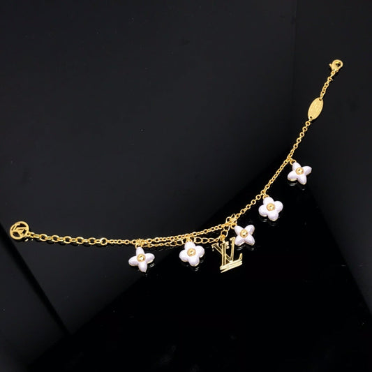 [Royal Top]LOGO 6 MOTIF STAR AND SUN GOLD BRACELET