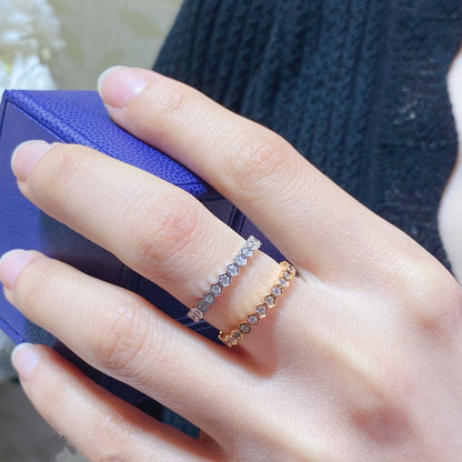 [Royal Top]BEE LOVE DIAMOND PAVED SMALL RING
