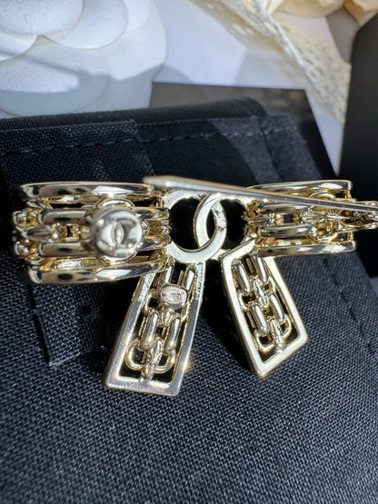 [Royal Top]25K Hollow Bow Brooch
