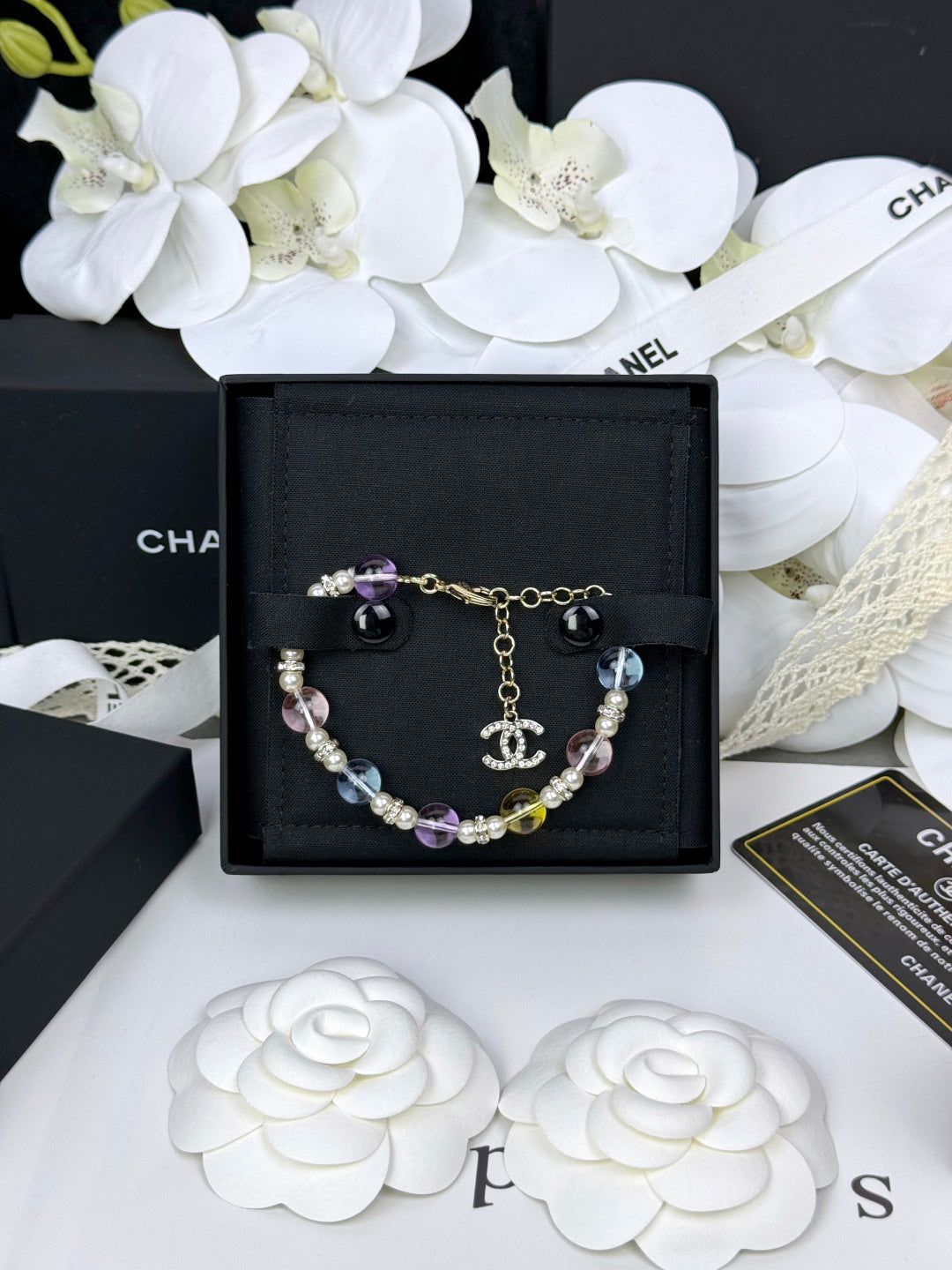 [Royal Top]Colorful Transparent Resin Bracelet