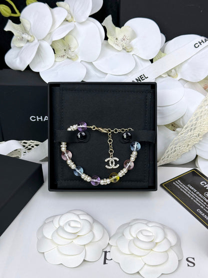 [Royal Top]Colorful Transparent Resin Bracelet