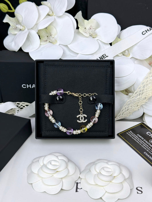 [Royal Top]Colorful Transparent Resin Bracelet