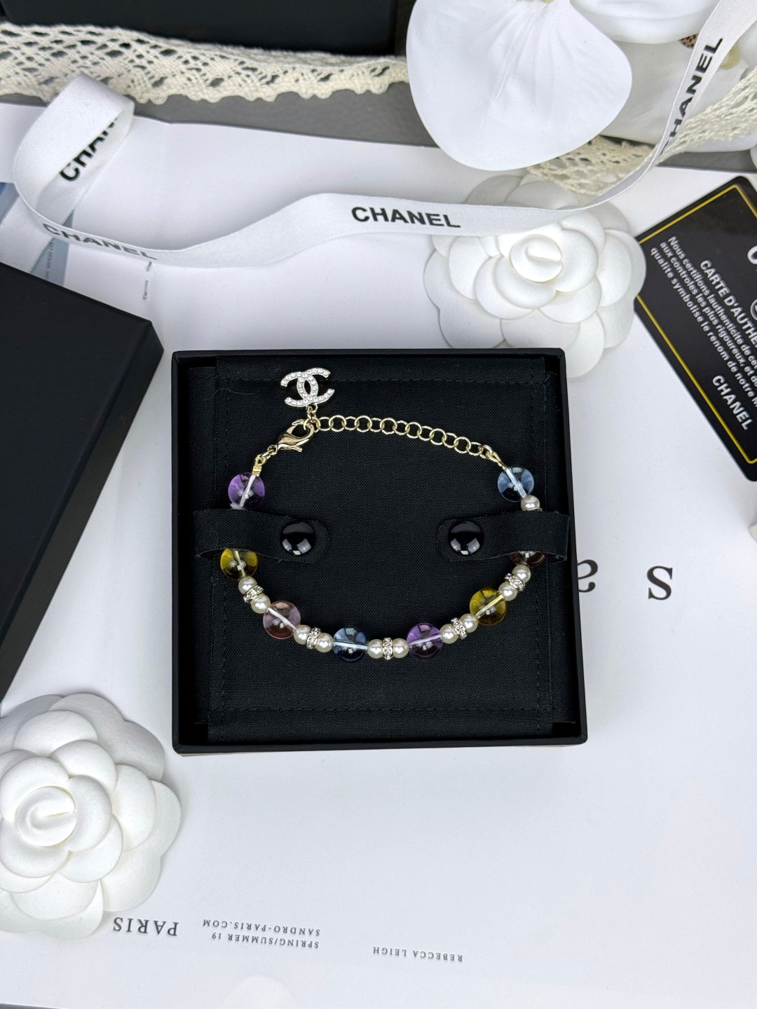 [Royal Top]Colorful Transparent Resin Bracelet