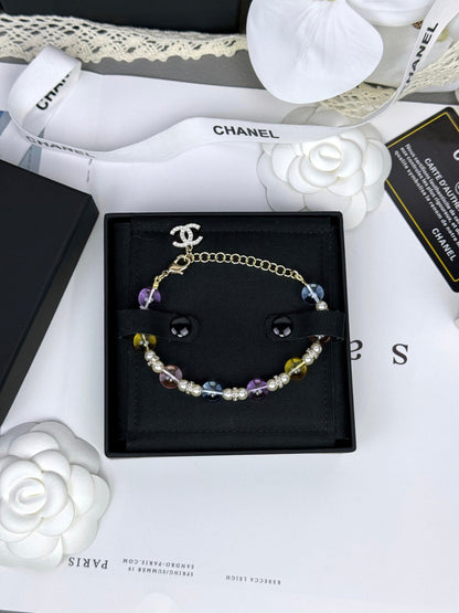 [Royal Top]Colorful Transparent Resin Bracelet
