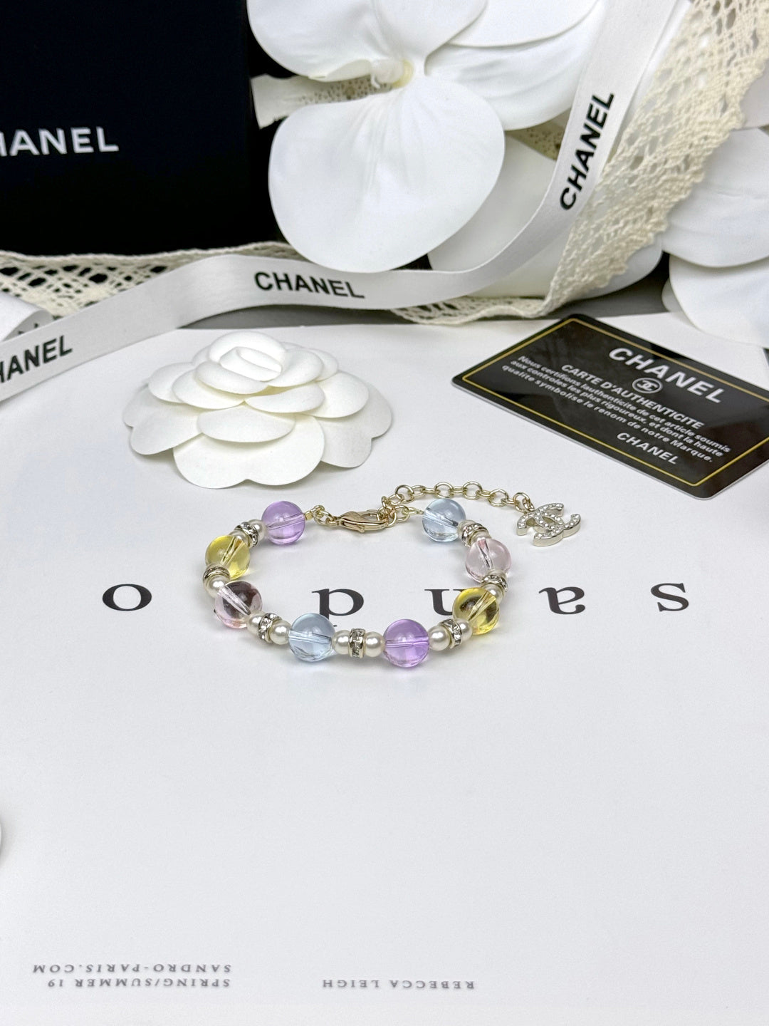[Royal Top]Colorful Transparent Resin Bracelet