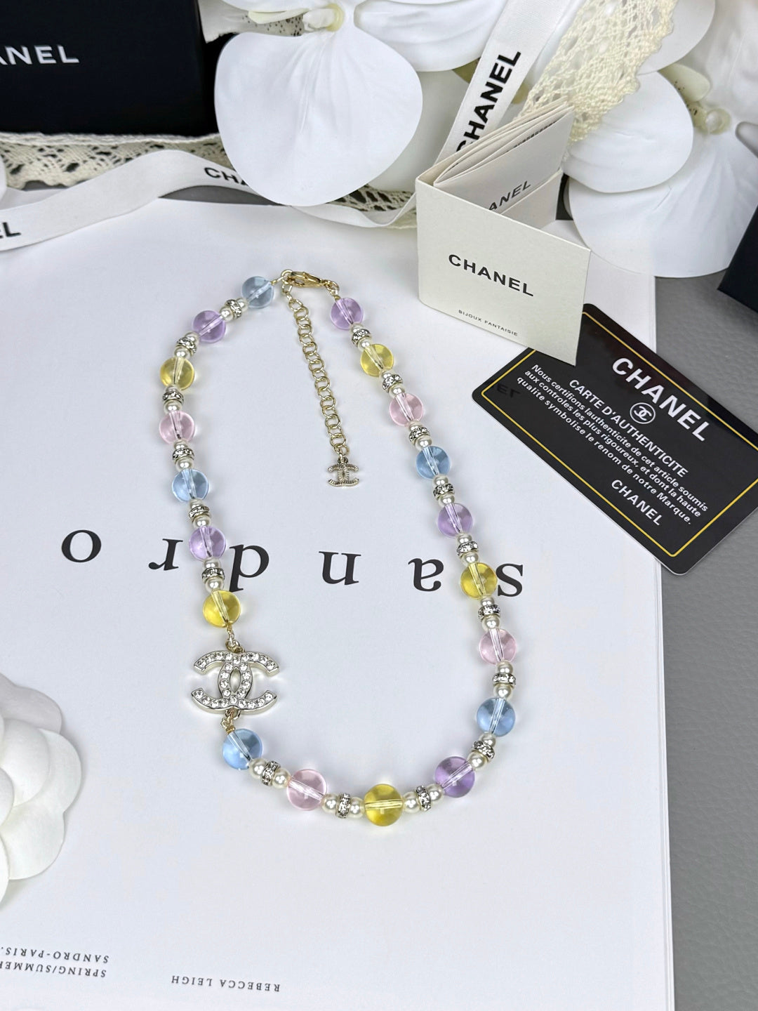 [Royal Top]26C New Spring Collection Colorful Transparent Resin Necklace