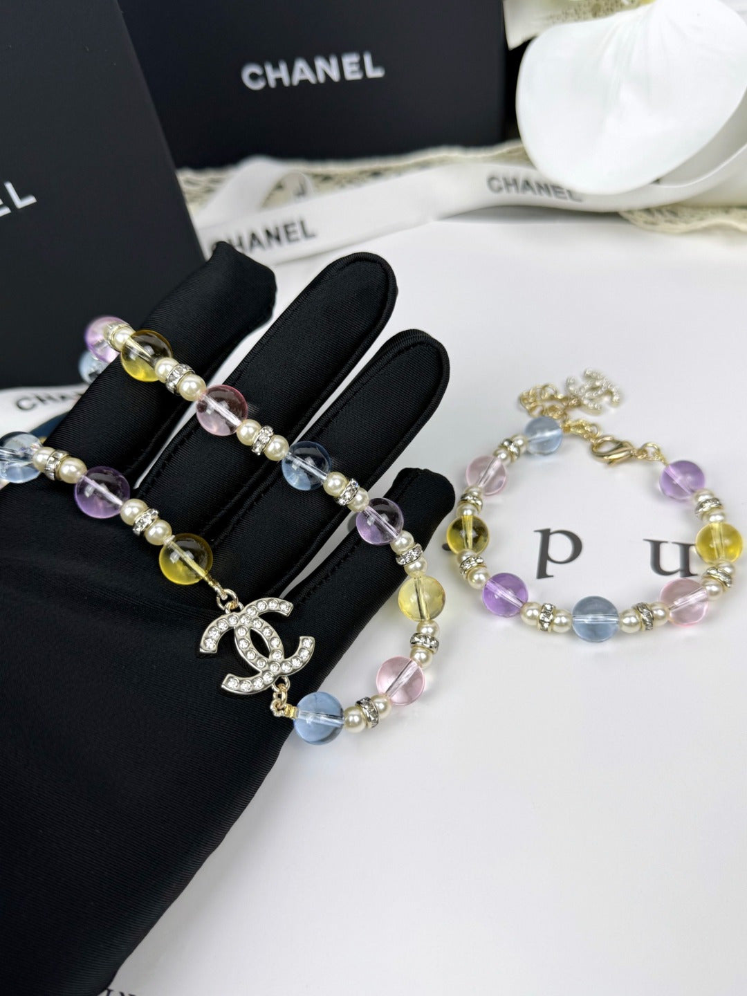 [Royal Top]26C New Spring Collection Colorful Transparent Resin Necklace
