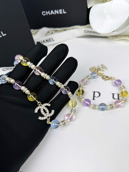 [Royal Top]26C New Spring Collection Colorful Transparent Resin Necklace
