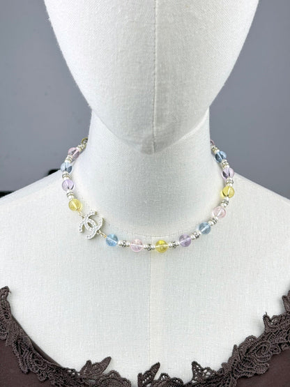 [Royal Top]26C New Spring Collection Colorful Transparent Resin Necklace