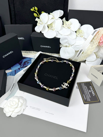 [Royal Top]26C New Spring Collection Colorful Transparent Resin Necklace