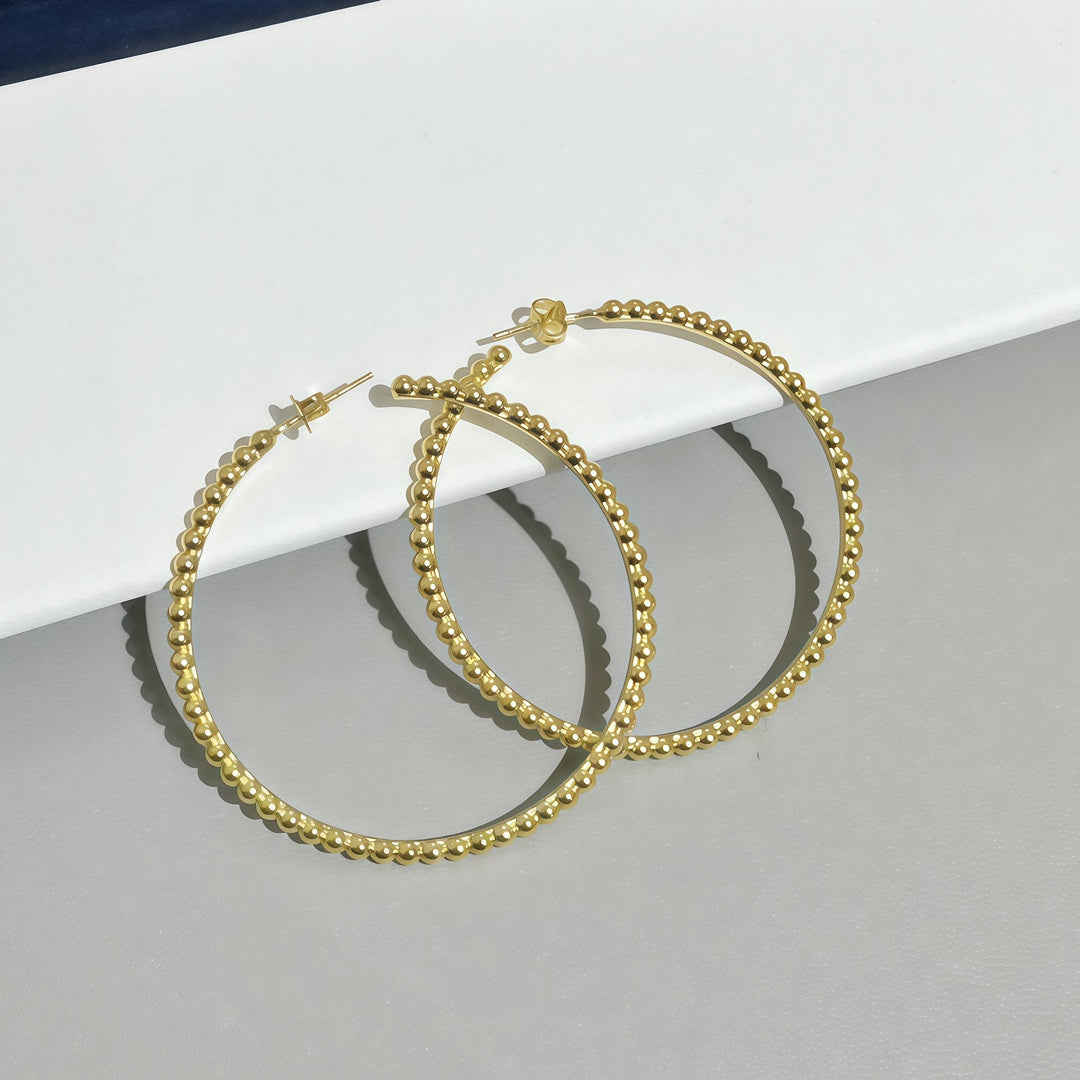 [Royal Top]SMOOTH BEAD STUD EARRINGS