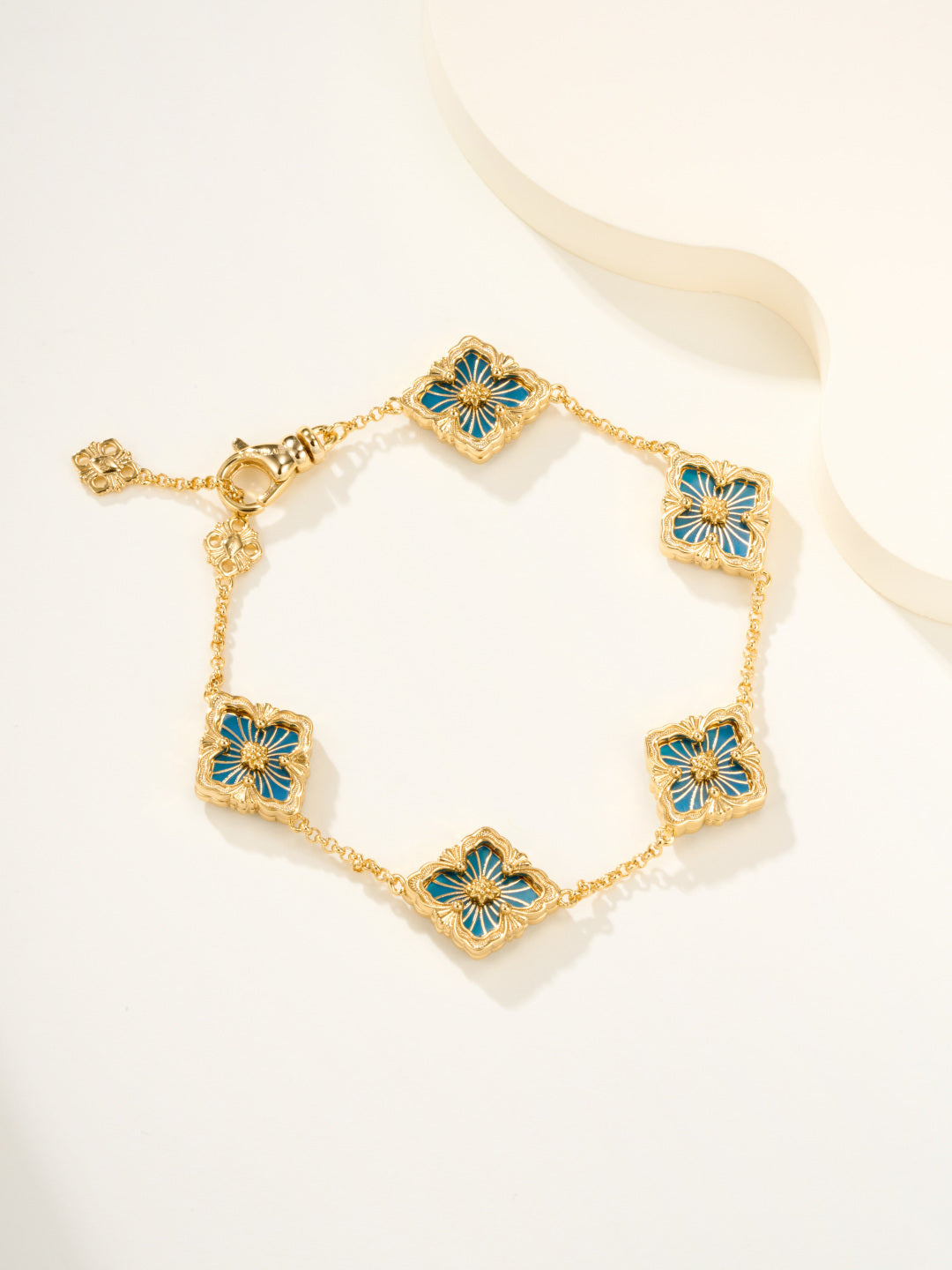 [Royal Top]B.C.L ENAMELED Five-Flower Bracelet（Various Colors)