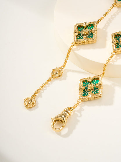[Royal Top]B.C.L ENAMELED Five-Flower Bracelet（Various Colors)