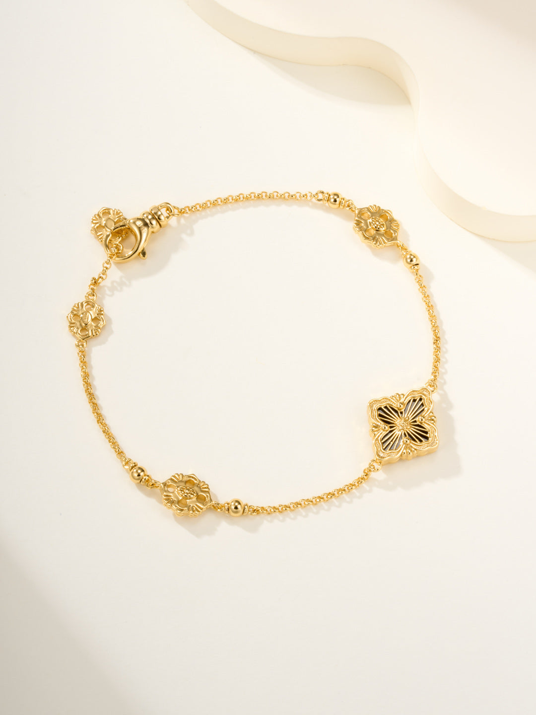 [Royal Top]B.C.L ENAMELED One-Flower Bracelet（Various Colors)