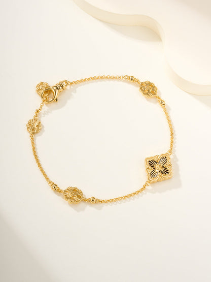 [Royal Top]B.C.L ENAMELED One-Flower Bracelet（Various Colors)