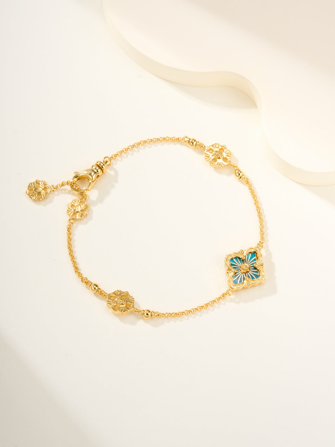 [Royal Top]B.C.L ENAMELED One-Flower Bracelet（Various Colors)
