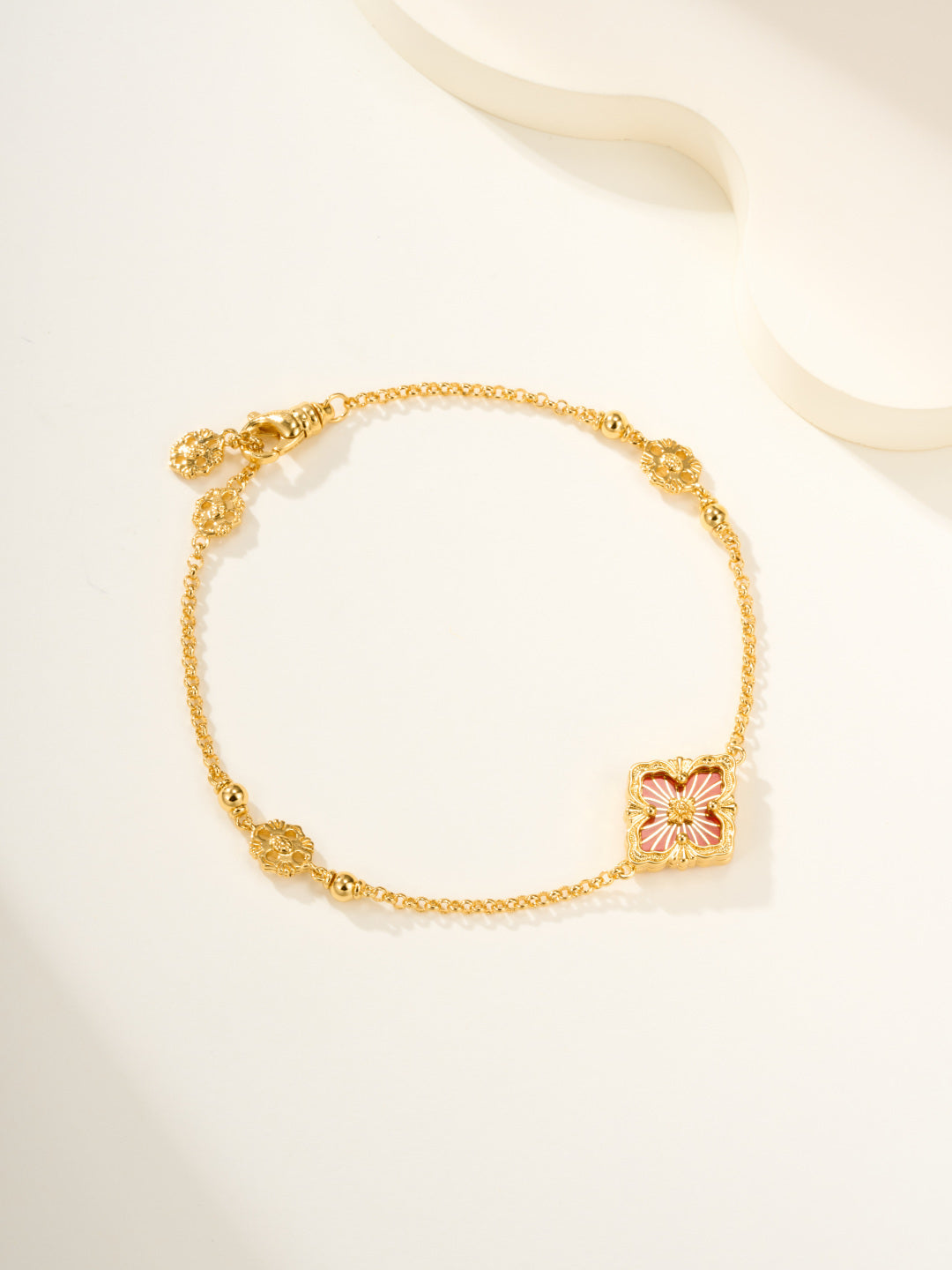 [Royal Top]B.C.L ENAMELED One-Flower Bracelet（Various Colors)