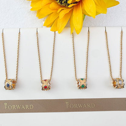 [Royal Top] B.C.L “Little Waist” Enamel  NECKLACE（Various colors