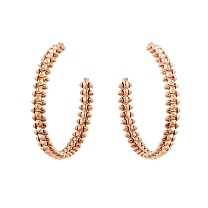 [Royal Top]CLASH LARGE HOOP EARRINGS