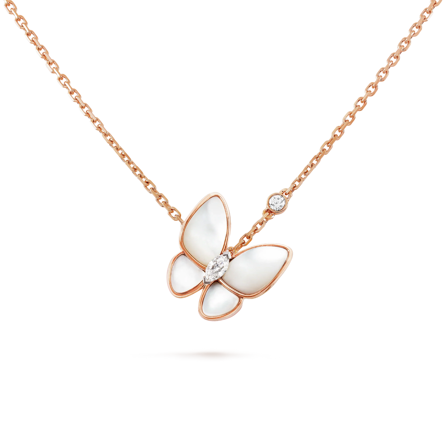 [Royal Top]BUTTERFLY MOP DIAMOND NECKLACE
