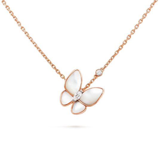 [Royal Top]BUTTERFLY MOP DIAMOND NECKLACE
