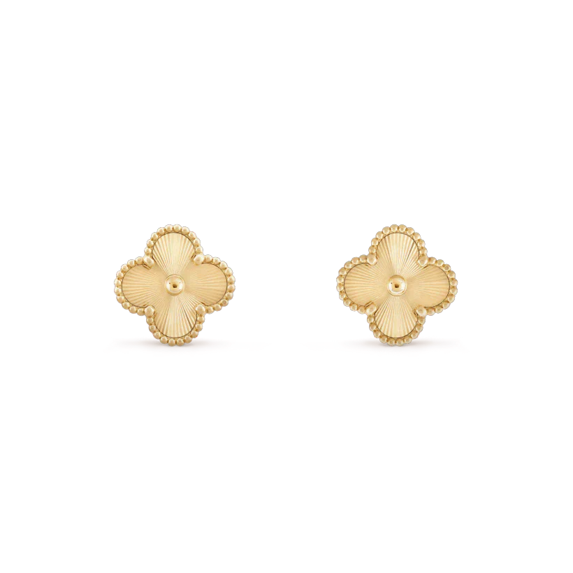 [Royal Top]CLOVER MINI 9.5MM LASER EARRINGS