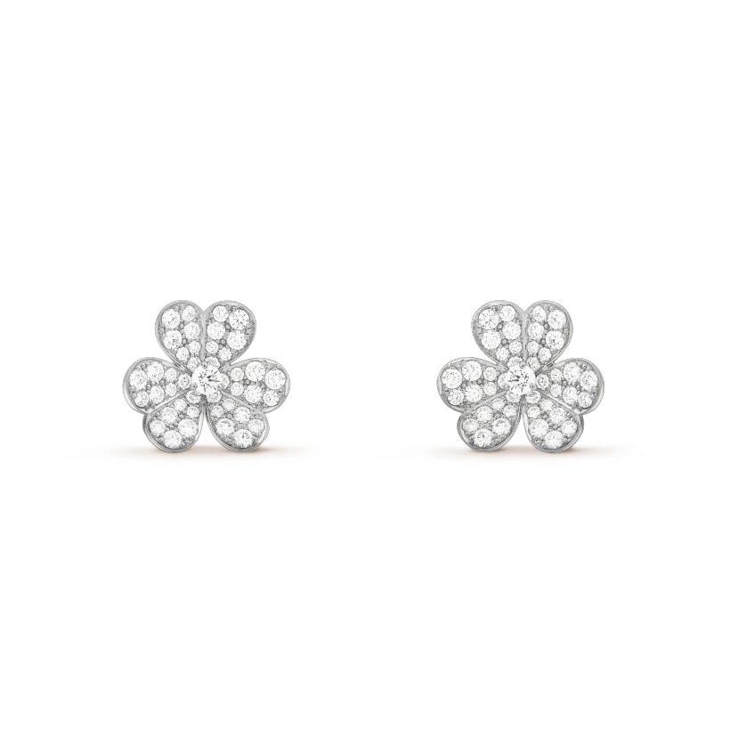[Royal Top]CLOVER COMOS DIAMOND EARRINGS SILVER