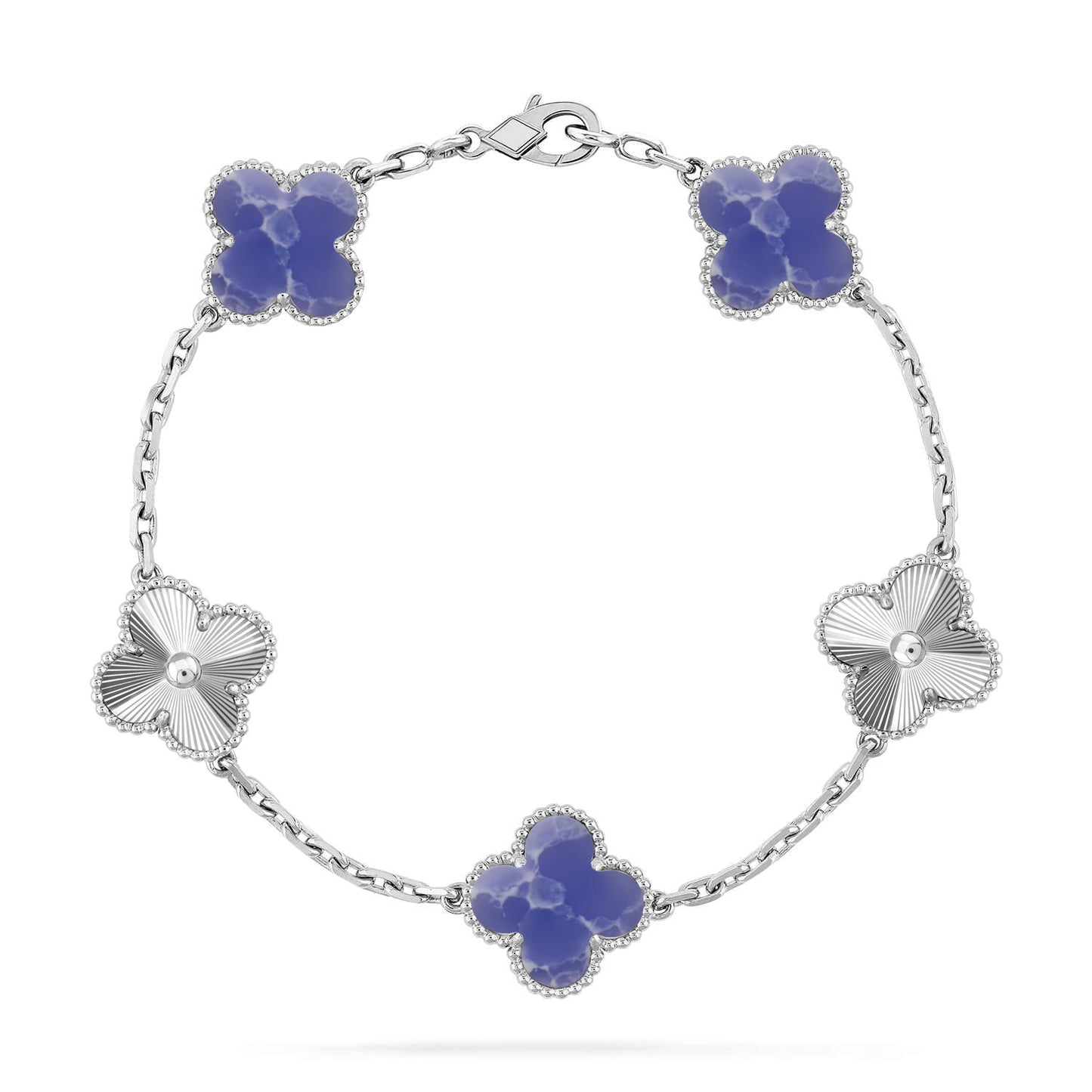 [Royal Top]CLOVER 5 MOTIF BLUE VEINS BRACELET COLLECTION