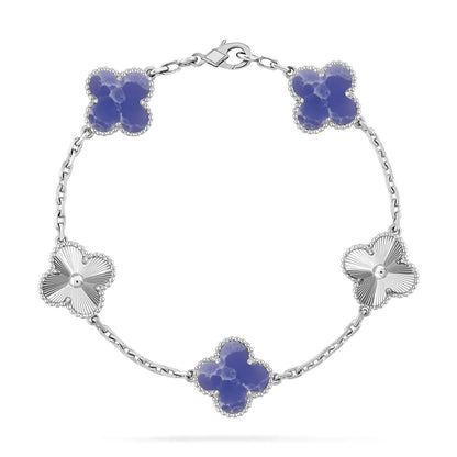 [Royal Top]CLOVER 5 MOTIF BLUE VEINS BRACELET COLLECTION