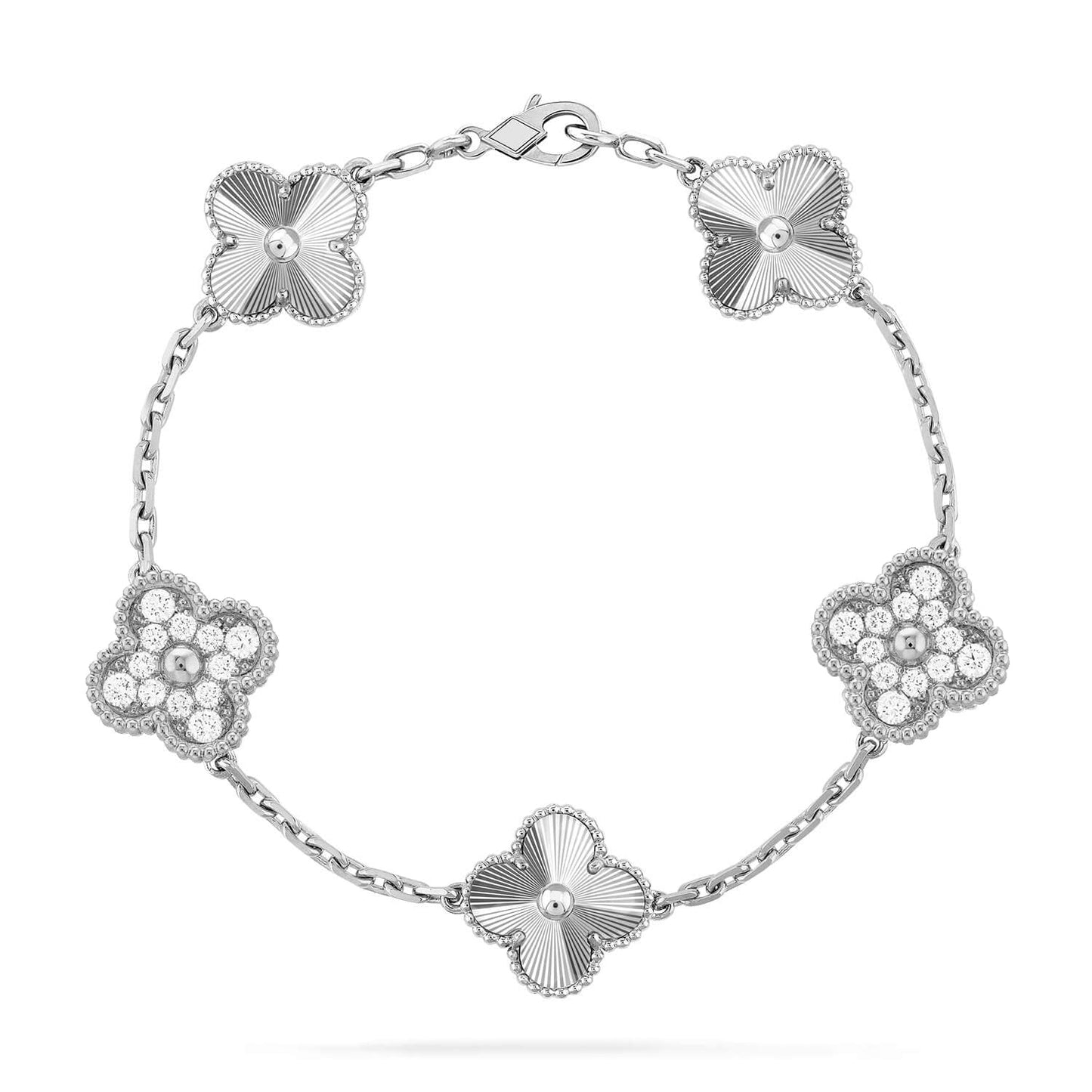 [Royal Top] CLOVER 5 MOTIF LASER BRACELET COLLECTION