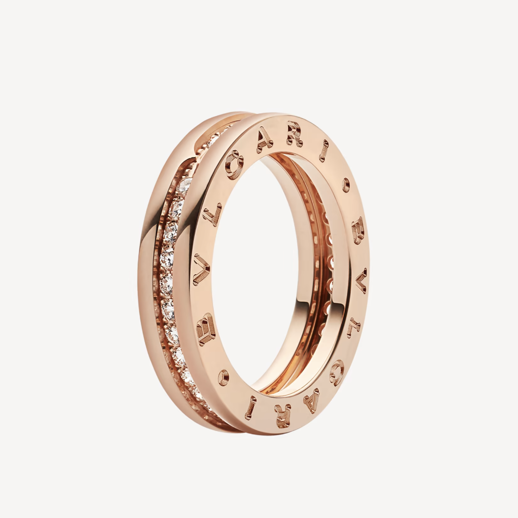 [Royal Top]ZERO 1 ONE-BAND PAVED DIAMONDS ON THE SPIRAL RING