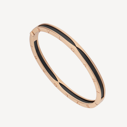 [Royal Top]ZERO 1 PINK GOLD WITH BLACK CERAMIC BRACELET
