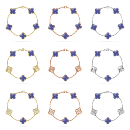[Royal Top]CLOVER 5 MOTIF BLUE VEINS BRACELET COLLECTION