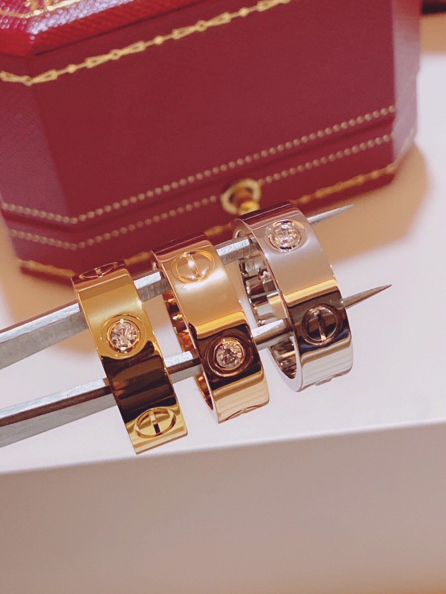 [Royal Top]Three-Diamond Ring
