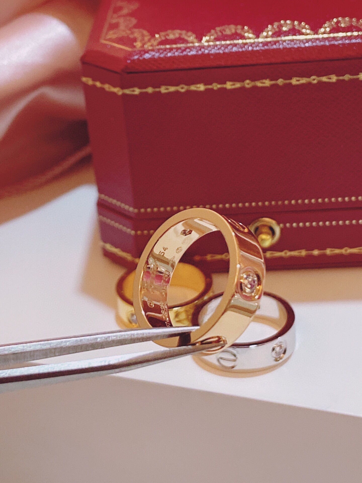 [Royal Top]Three-Diamond Ring