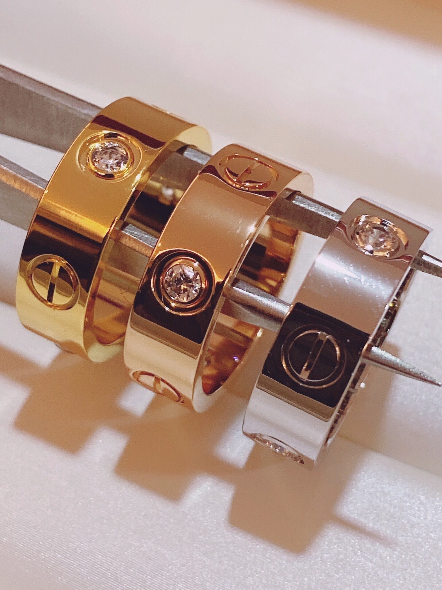 [Royal Top]Three-Diamond Ring