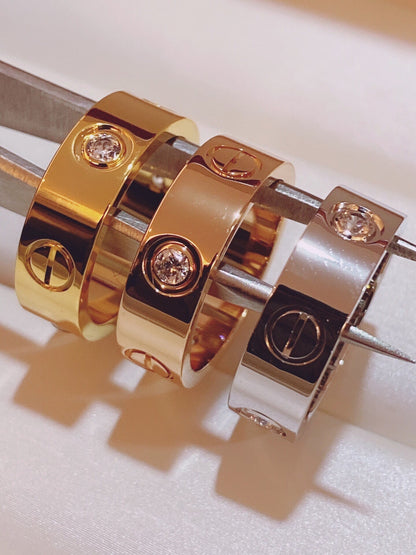 [Royal Top]Three-Diamond Ring