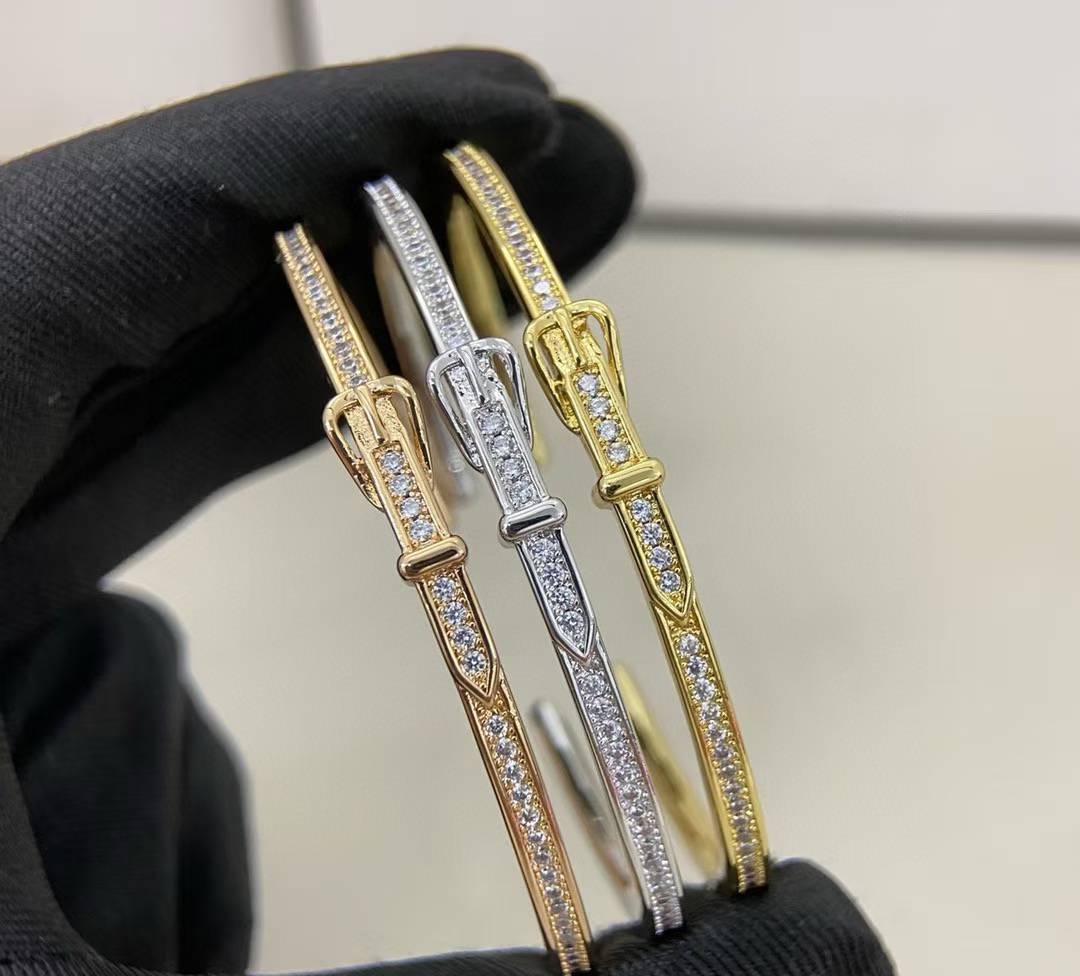 [Royal Top]DIAMOND-ENCRUSTED BRACELET THREE COLORS