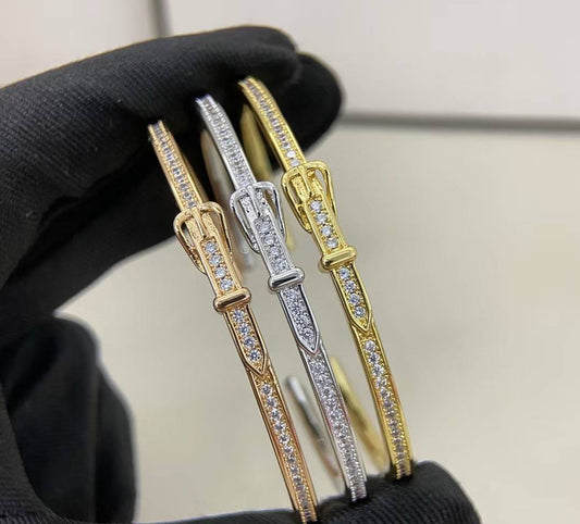 [Royal Top]DIAMOND-ENCRUSTED BRACELET THREE COLORS