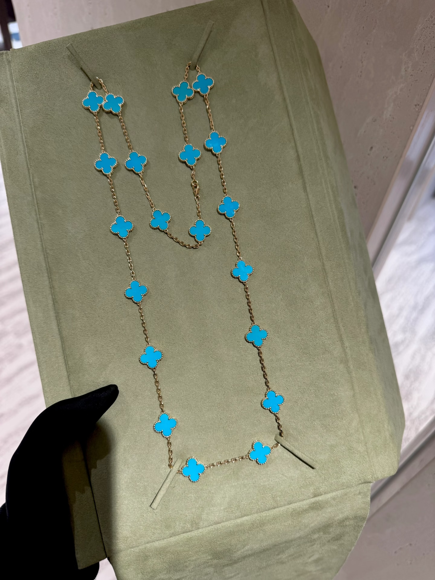 [Royal Top]CLOVER 20 MOTIFS TURQUOISE GOLD