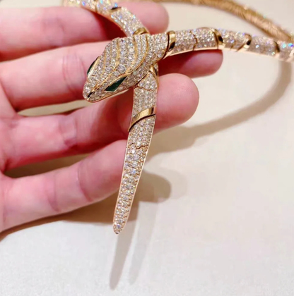 [Royal Top]HAUTE COUTURE GOLD SERPENTI NECKLACE