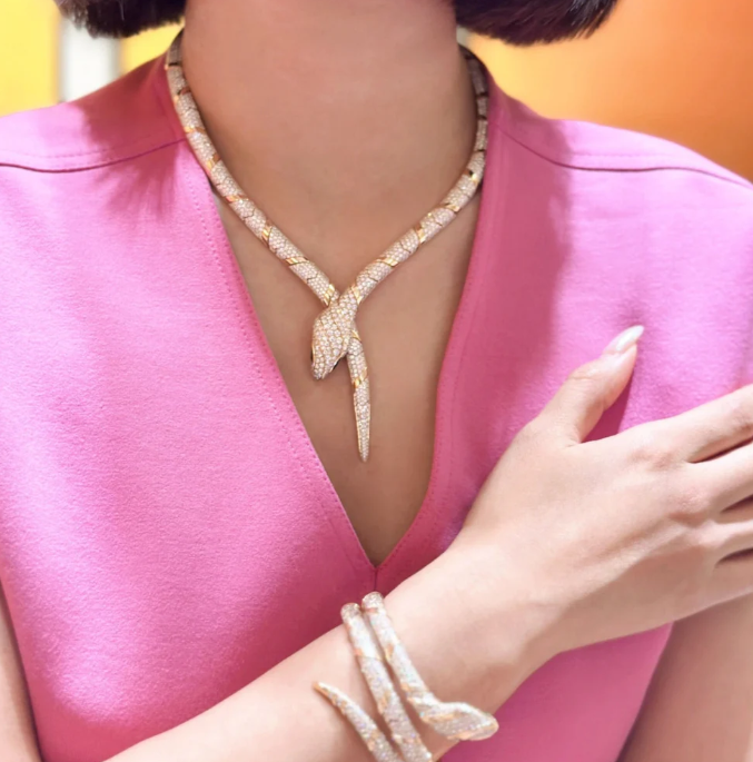 [Royal Top]HAUTE COUTURE GOLD SERPENTI NECKLACE