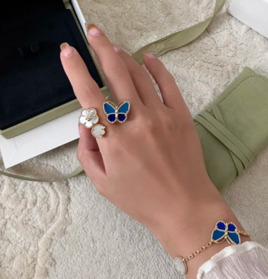 [Royal Top]2026 NEW TWIN BUTTERFLY LUCKY RING