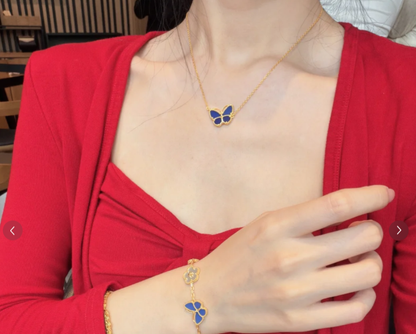 [Royal Top]2026 NEW BUTTERFLY BLUE   NECKLACE