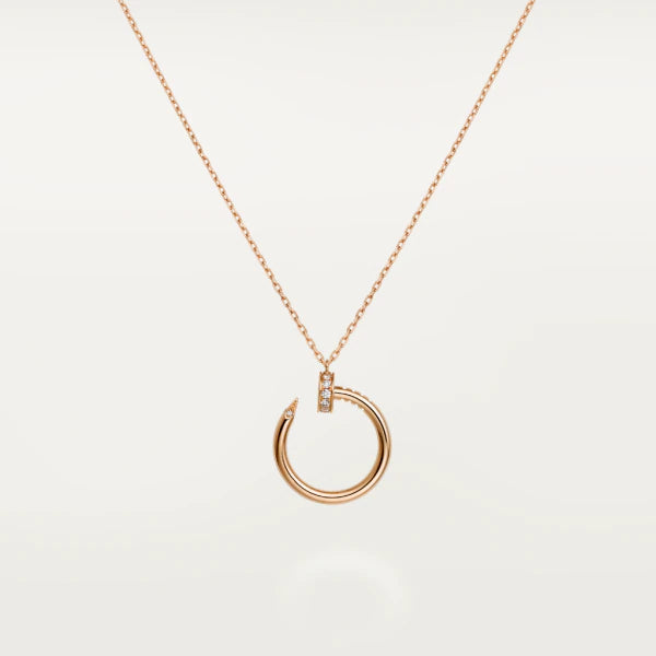 [Royal Top]JUSTE NECKLACE PINK GOLD