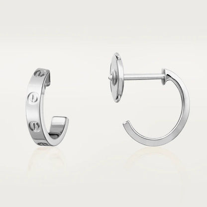 [Royal Top]LOVE EARRINGS 2.65MM SILVER