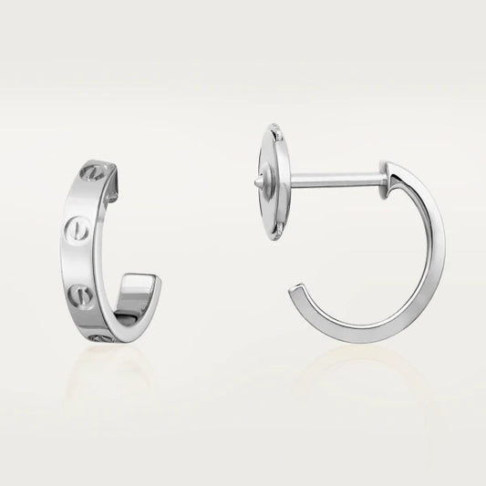 [Royal Top]LOVE EARRINGS 2.65MM SILVER