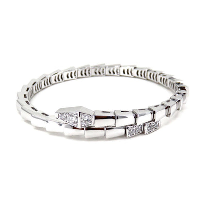 [Royal Top]SERPENTI BRACELET DIAMONDS SILVER