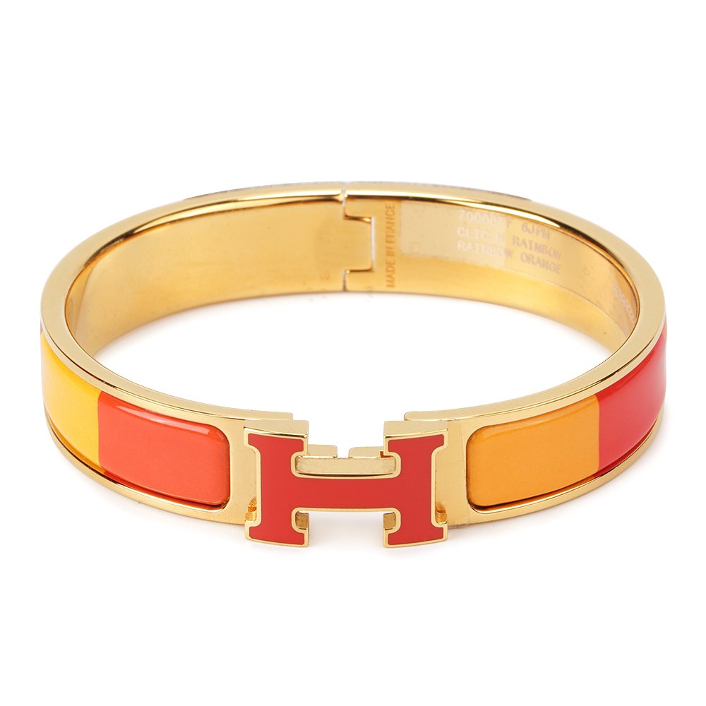 [Royal Top]H BRACELET ORANGE RAINBOW CERAMIC