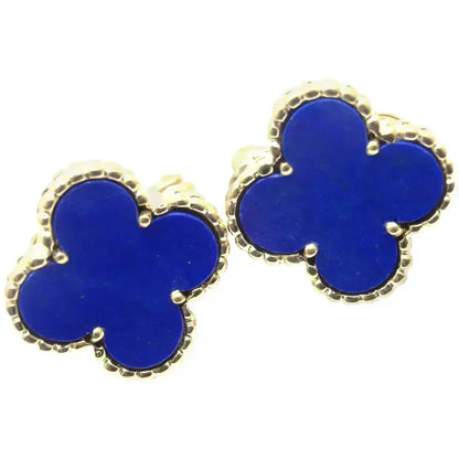 [Royal Top]CLOVER MINI 9.5MM TURQUOISE EARRINGS